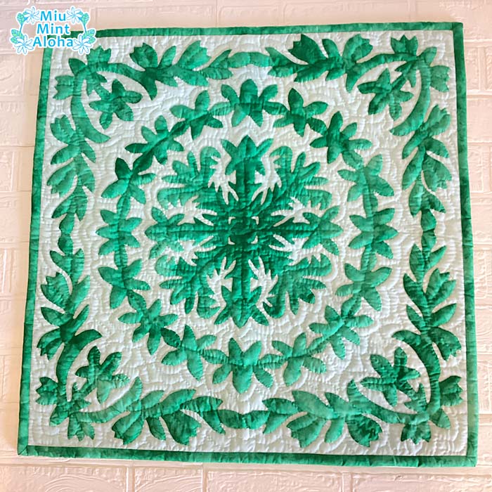 楽天市場】ハワイアンキルト キット しつけ済み タペストリー 初心者