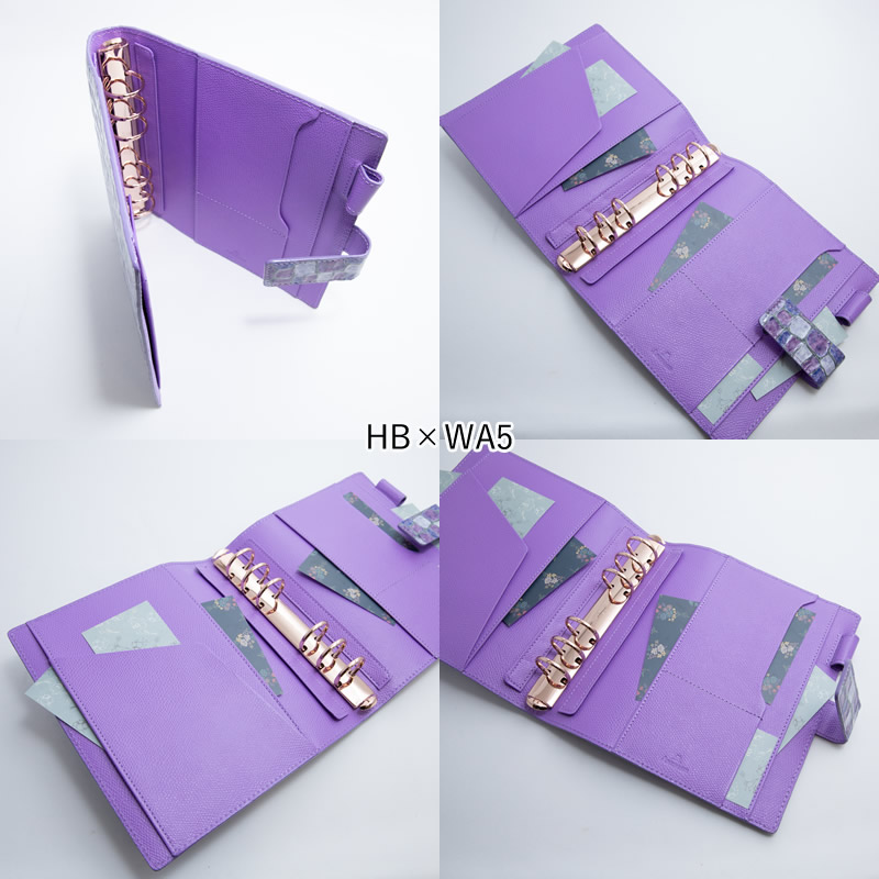 ASHFORD×NAGASAWA システム手帳 サントシャペル 【フクシア】ローズ