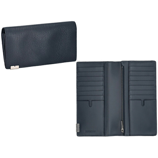 バーバリー 長財布 メンズ ブランド BURBERRY 8085282 ネイビー