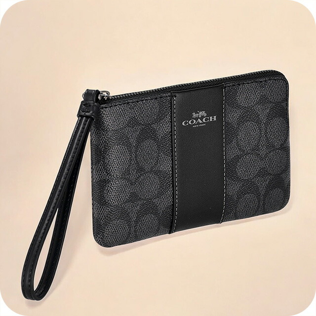 コーチ ポーチ レディース ブランド COACH CW854 ブラック - 【腕時計