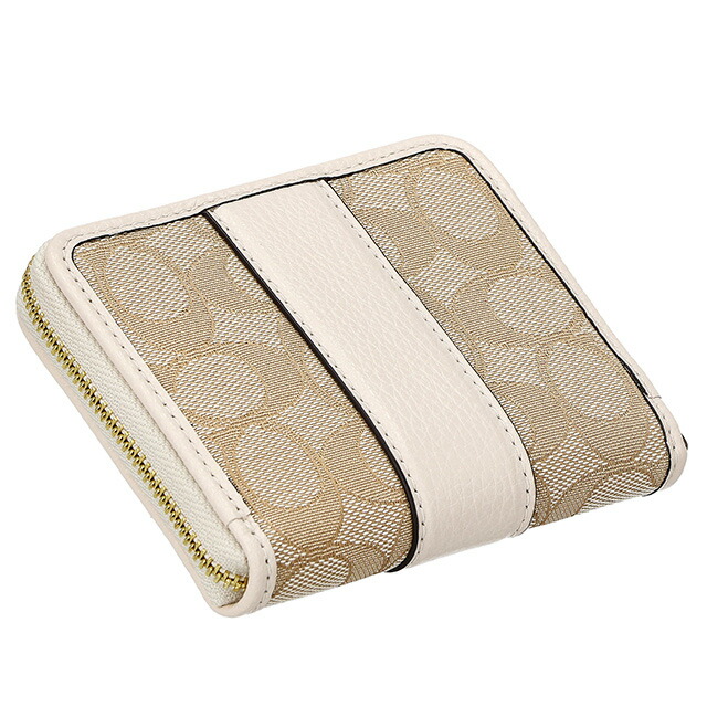 コーチ 二つ折り財布 レディース ブランド COACH C8323 ホワイト