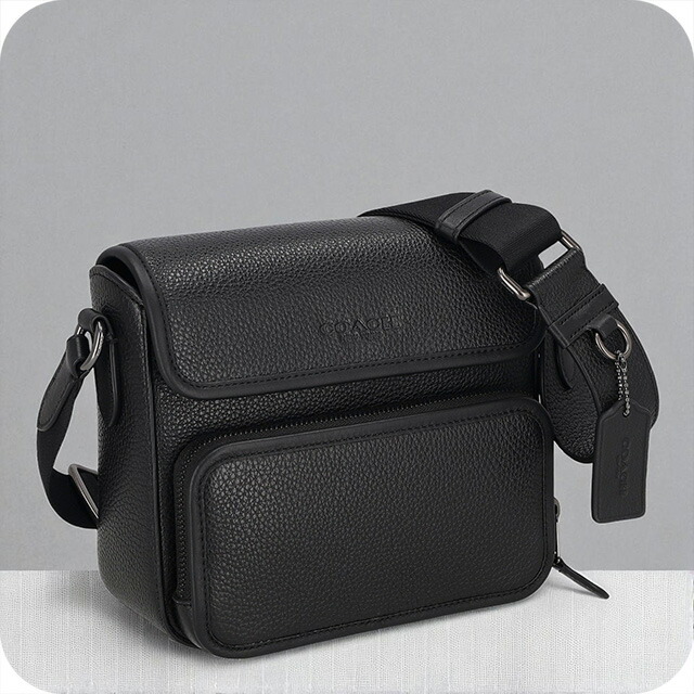 コーチ ショルダーバッグ メンズ ブランド COACH レザー CY800 QB BK