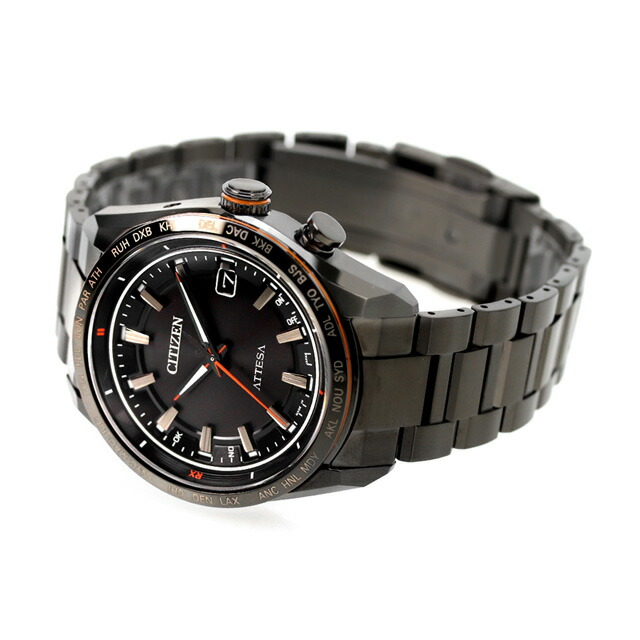 シチズン アテッサ 光発電エコ・ドライブ電波時計 腕時計 ブランド