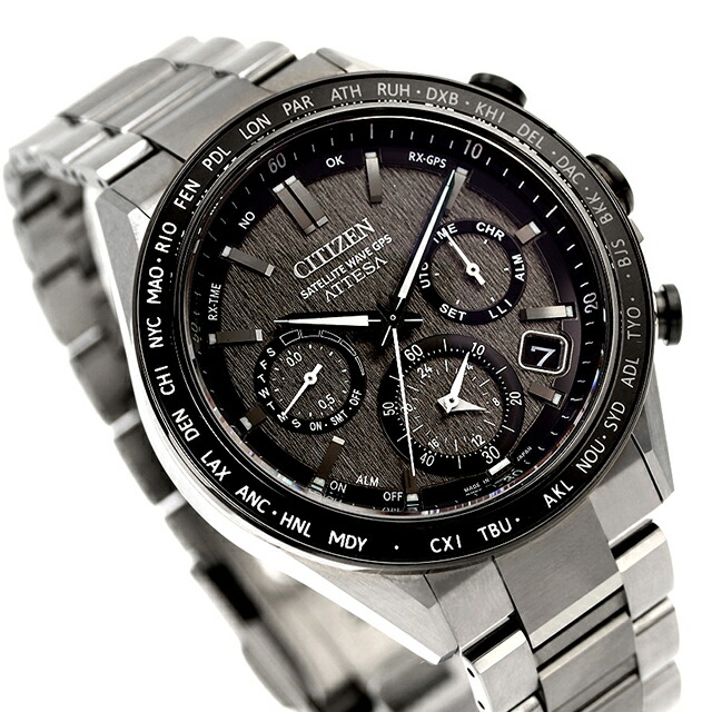 シチズン アテッサ ダブルダイレクトフライト 光発電エコドライブGPS