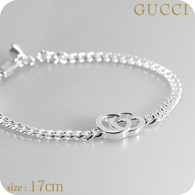 グッチ ブレスレット メンズ ブランド GUCCI ダブルG チェーン 814917