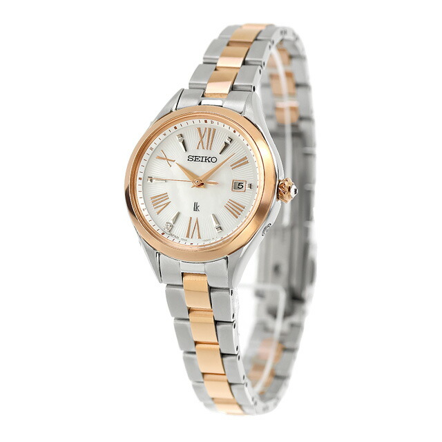 セイコー ルキア Grow 電波ソーラー 腕時計 ブランド レディース