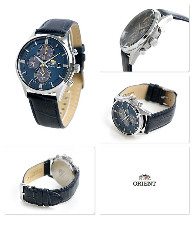 オリエント 腕時計 ブランド コンテンポラリー クロノグラフ ソーラー