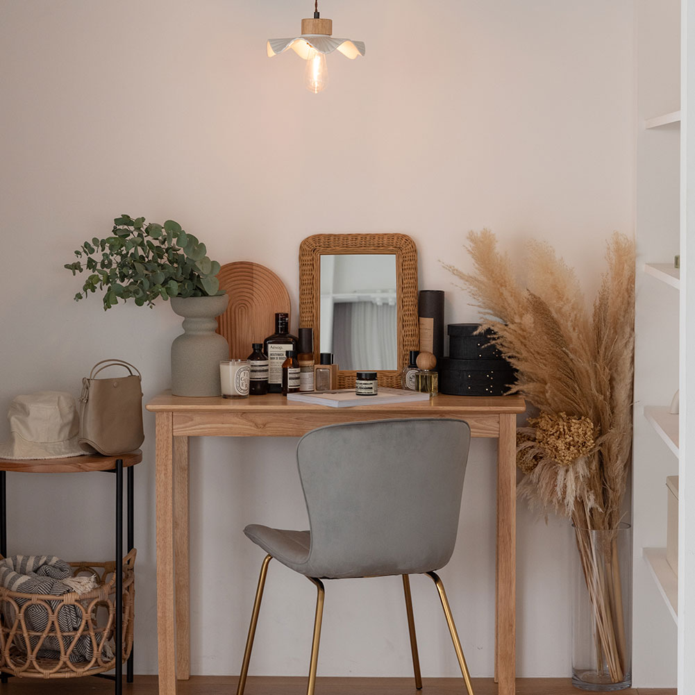 楽天市場】スリムデスク テーブル デスク 北欧 韓国インテリア 天然木