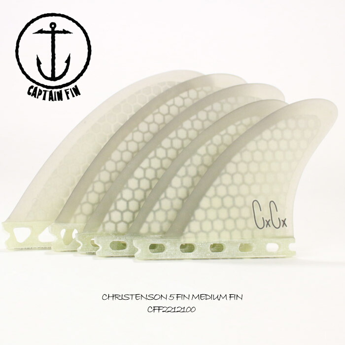 Christenson TWIN Keel 5.12 RTM 軽量ハニカム構造 CAPTAIN FIN 2-FIN