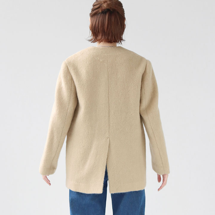 MICA & DEAL マイカ＆ディール｜シャギーノーカラージャケット