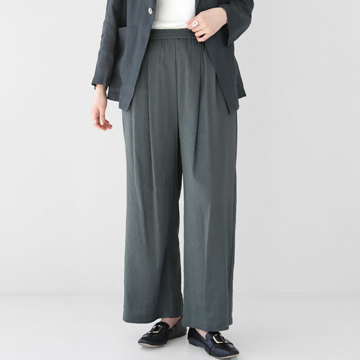 楽天市場】MICA & DEAL(マイカ＆ディール) シアーワイドパンツ