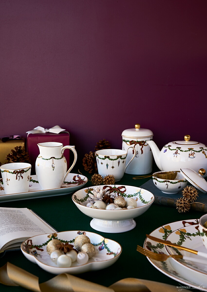 ロイヤルコペンハーゲン スターフルーテッド クリスマス - 輸入