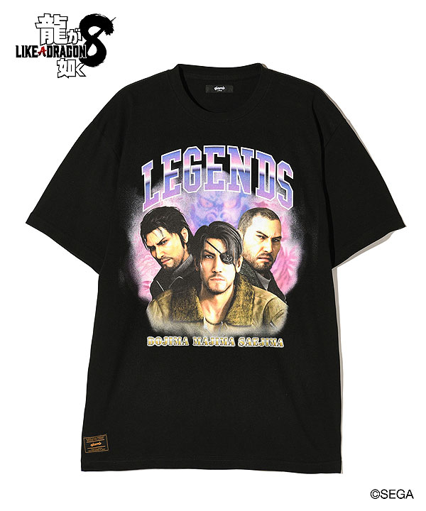 glamb×龍が如く8 glamb グラム 3 Legends T-shirts