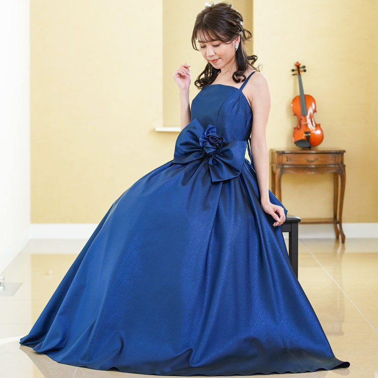 楽天市場】【日本製】メタリッククィーンのシンプルな ロングドレス