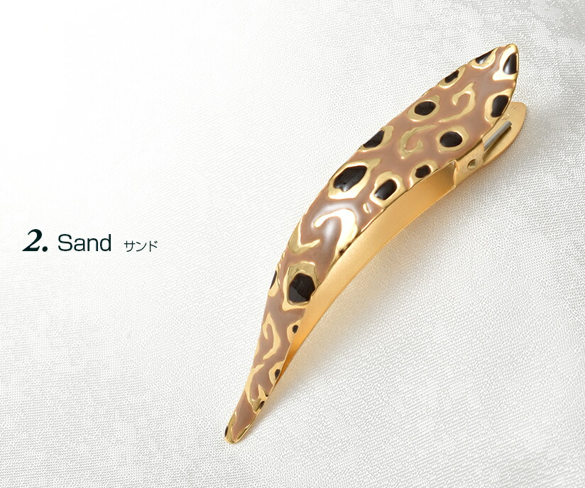 楽天市場】ヘアクリップ Ficcare Maximas Leopard フィカレ マキシマス