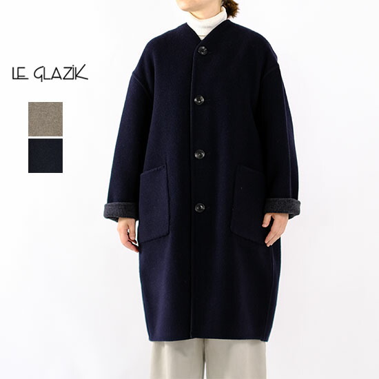 楽天市場】ル グラジック Le glazik ウールリバー リバーシブルコート