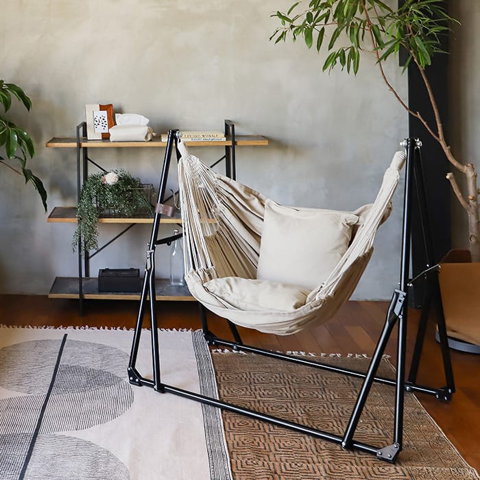 楽天市場】【スーパーSALE10％OFF】ハンモック 自立式 3way 室内