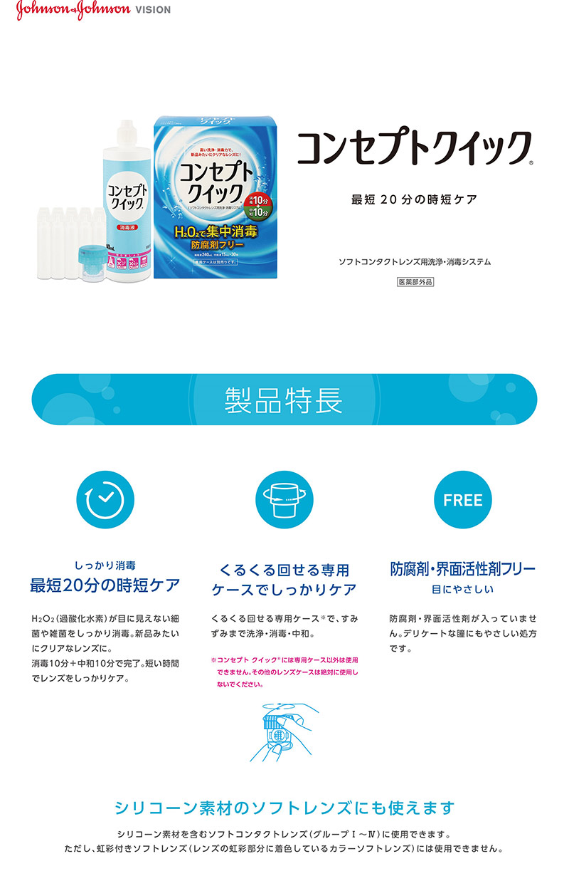 楽天市場】コンセプトクイック 1箱 (消毒液240ml＋中和液15ml×30本入り