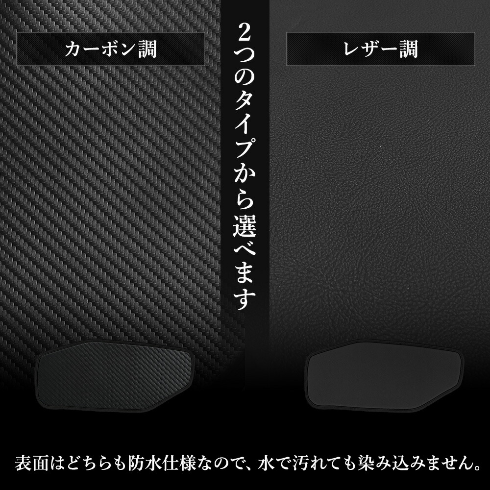 WR-V 専用 インテリアパネルカバー 2PCS 選べる2タイプ［カーボン調