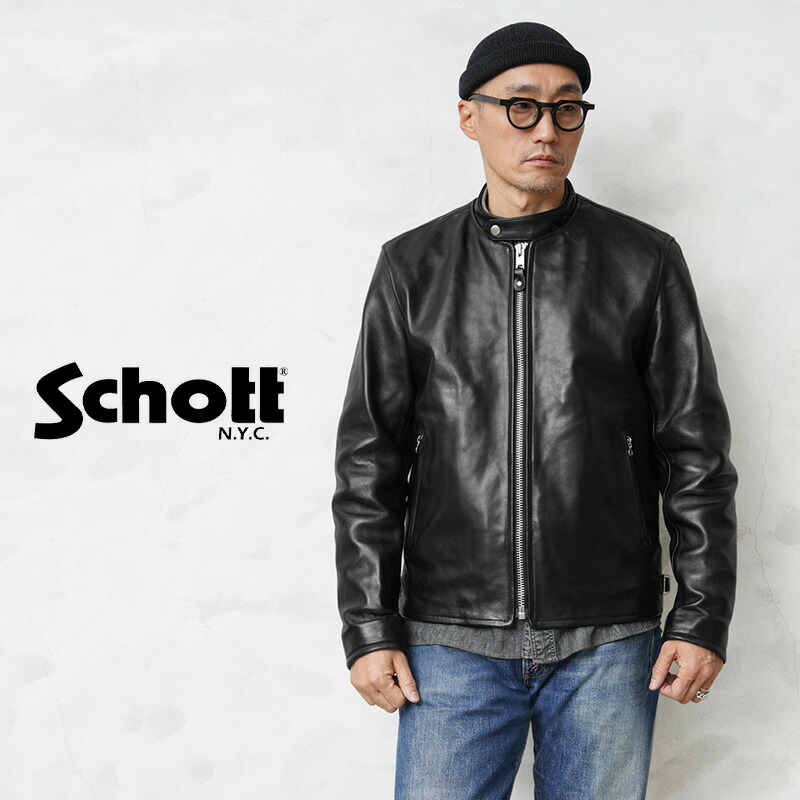 楽天市場】Schott ショット SHEEP LEATHER 1st T-BACK トラッカー
