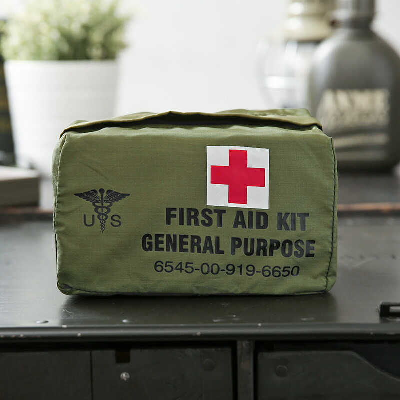 楽天市場】実物 新品 デッドストック 米軍 FIRST AID KIT GENERAL