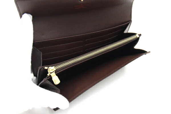 楽天市場】【中古】 ルイヴィトン 二つ折り長財布 ダミエ