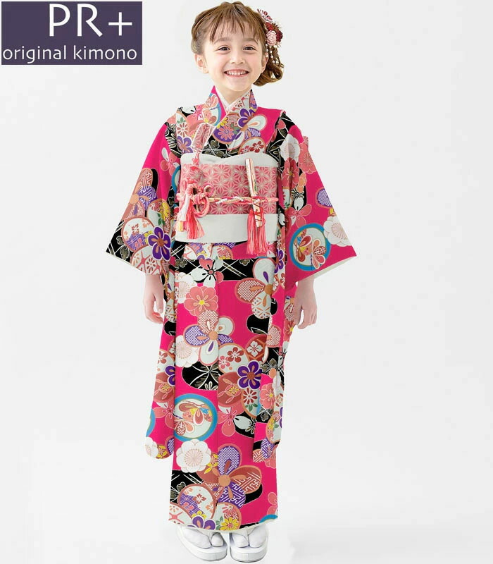 楽天市場】七五三 753 着物 7歳 女の子 着物 単品 PR＋ ブランド 赤