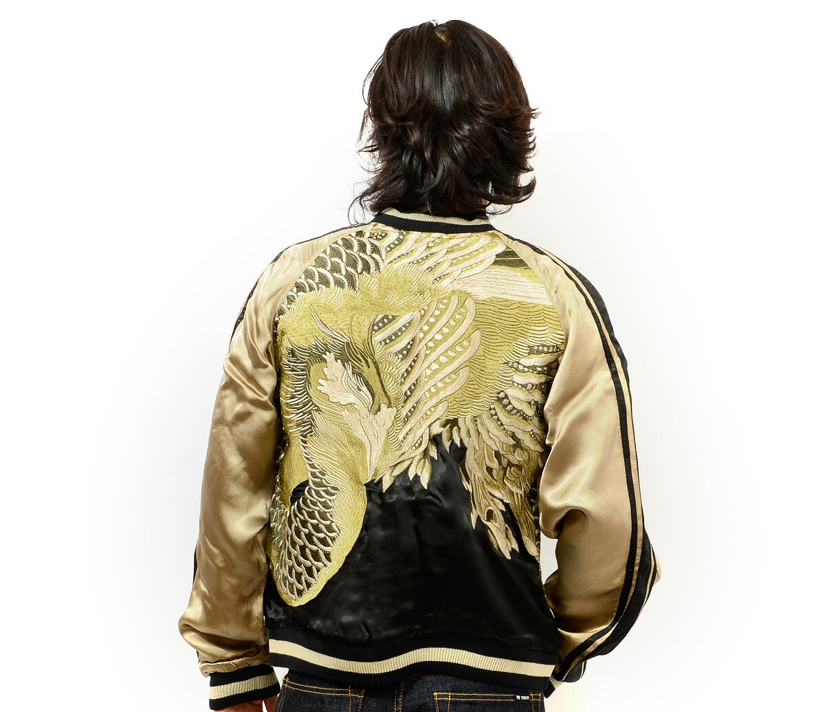 楽天市場】スクリプト 花旅楽団 和柄 スカジャン 鳳凰 刺繍 SKJ-71k