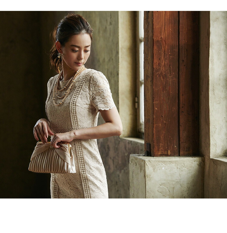 レーシーワンピースセットアップスーツ「SU651」-RUIRUE BOUTIQUE