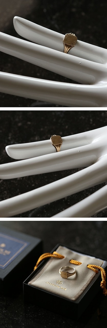 ヴィンテージ 英国 Henry Griffith & Sons Ltd 9CTゴールドON シルバー