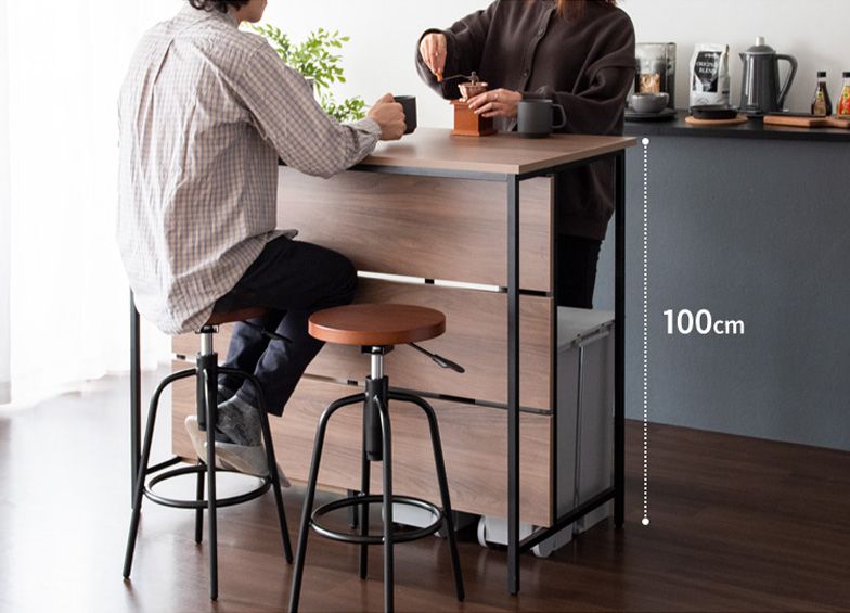 楽天市場】キッチンカウンター カウンターテーブル キッチンボード