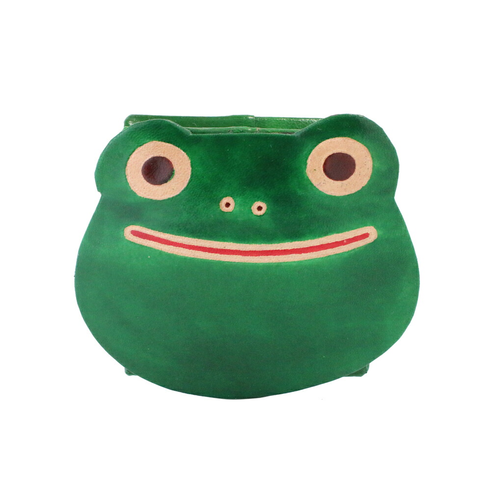 楽天市場】【 送料無料 メール便発送 】 カエルコインケース 革 カエル