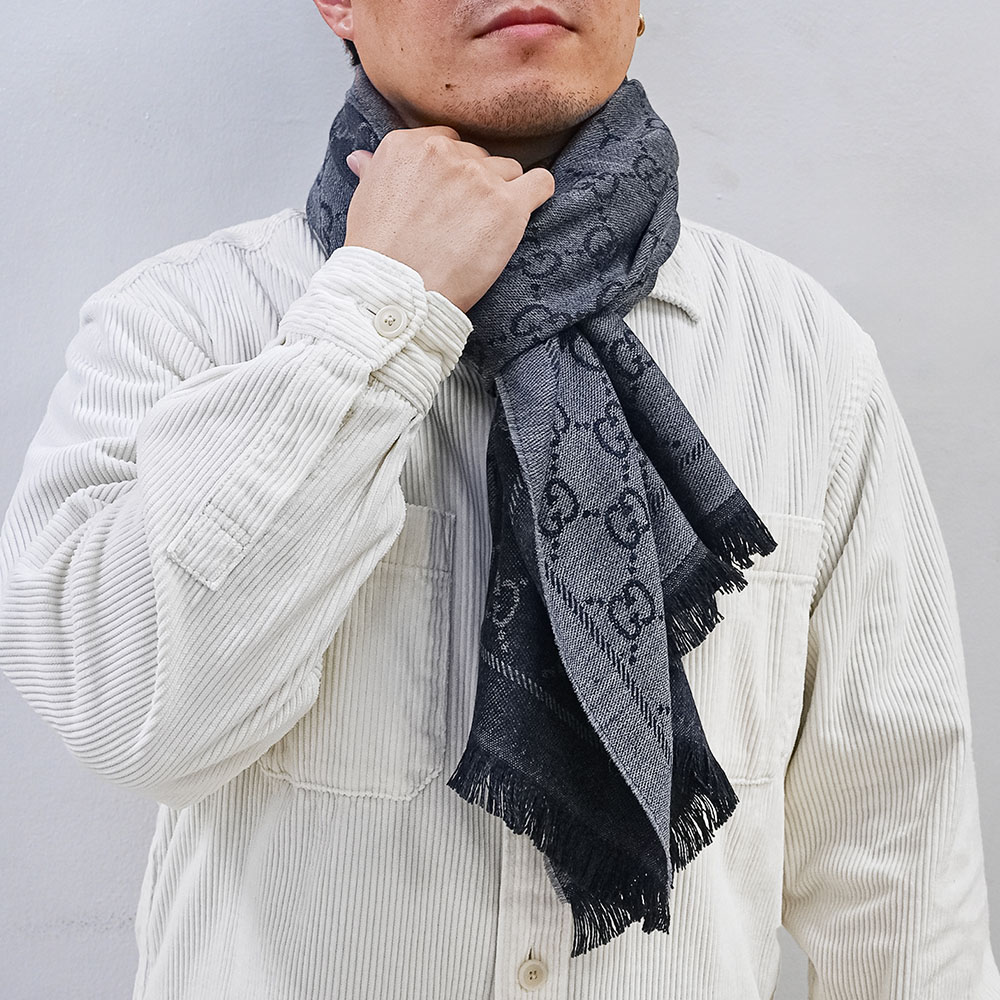 楽天市場】【刺しゅう可有料】 グッチ GUCCI ストール マフラー メンズ