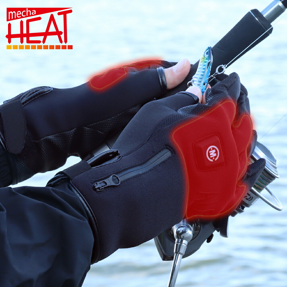 楽天市場】【6ヵ月製品保証付き】電熱グローブ 充電式 めちゃヒート