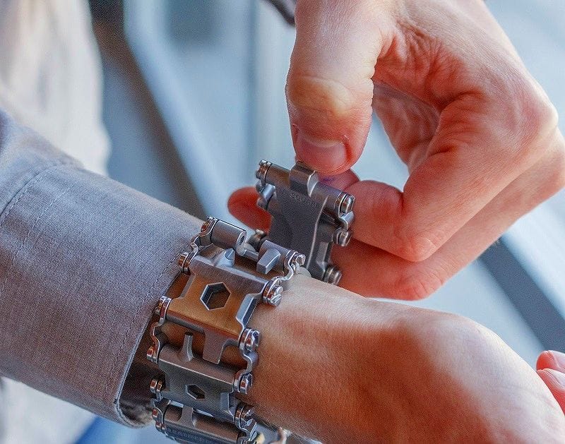 楽天市場】レザーマン ブレスレット マルチツール 工具 29種類