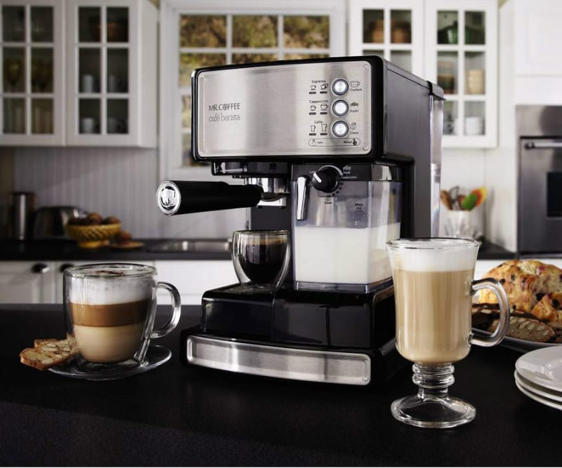 ミスターコーヒー バリスタ エスプレッソマシン カプチーノ カフェ