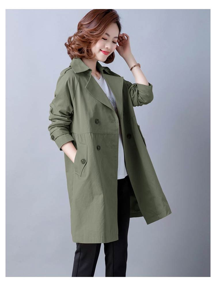 楽天市場】 通勤 ロング丈 春 裏地付き 上着 アウター トレンチ