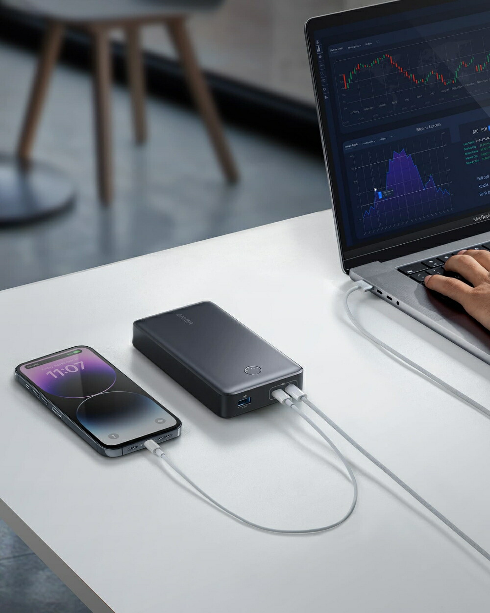 楽天市場】Anker 537 Power Bank (PowerCore 24000, 65W) (モバイル