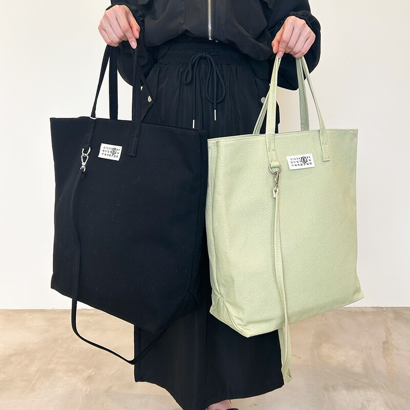 楽天市場】ポイント20倍！ MM6 メゾンマルジェラ ラージキャンバス