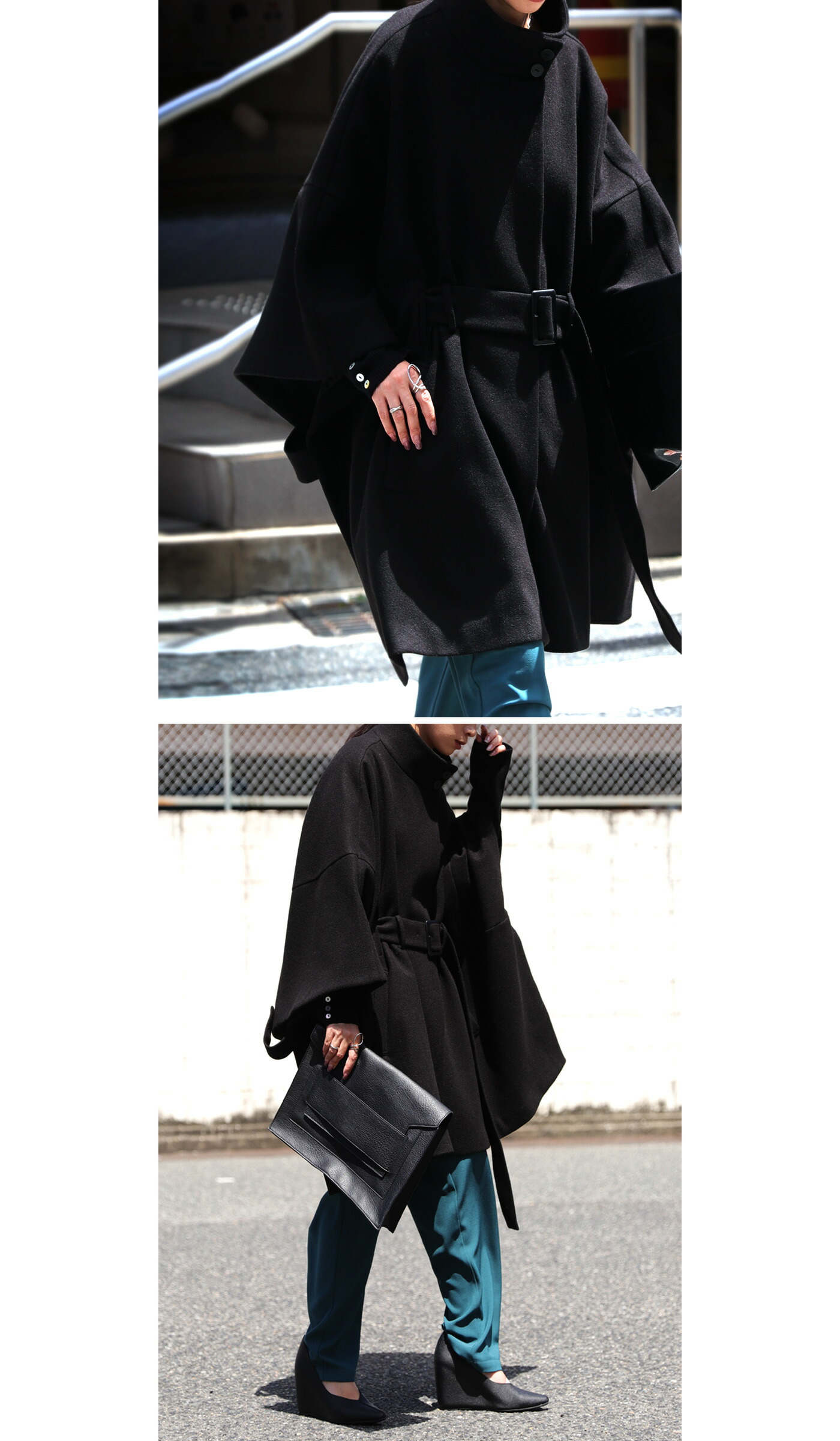 ポンチョコート ポンチョ レディース アウター 送料無料・メール便不可