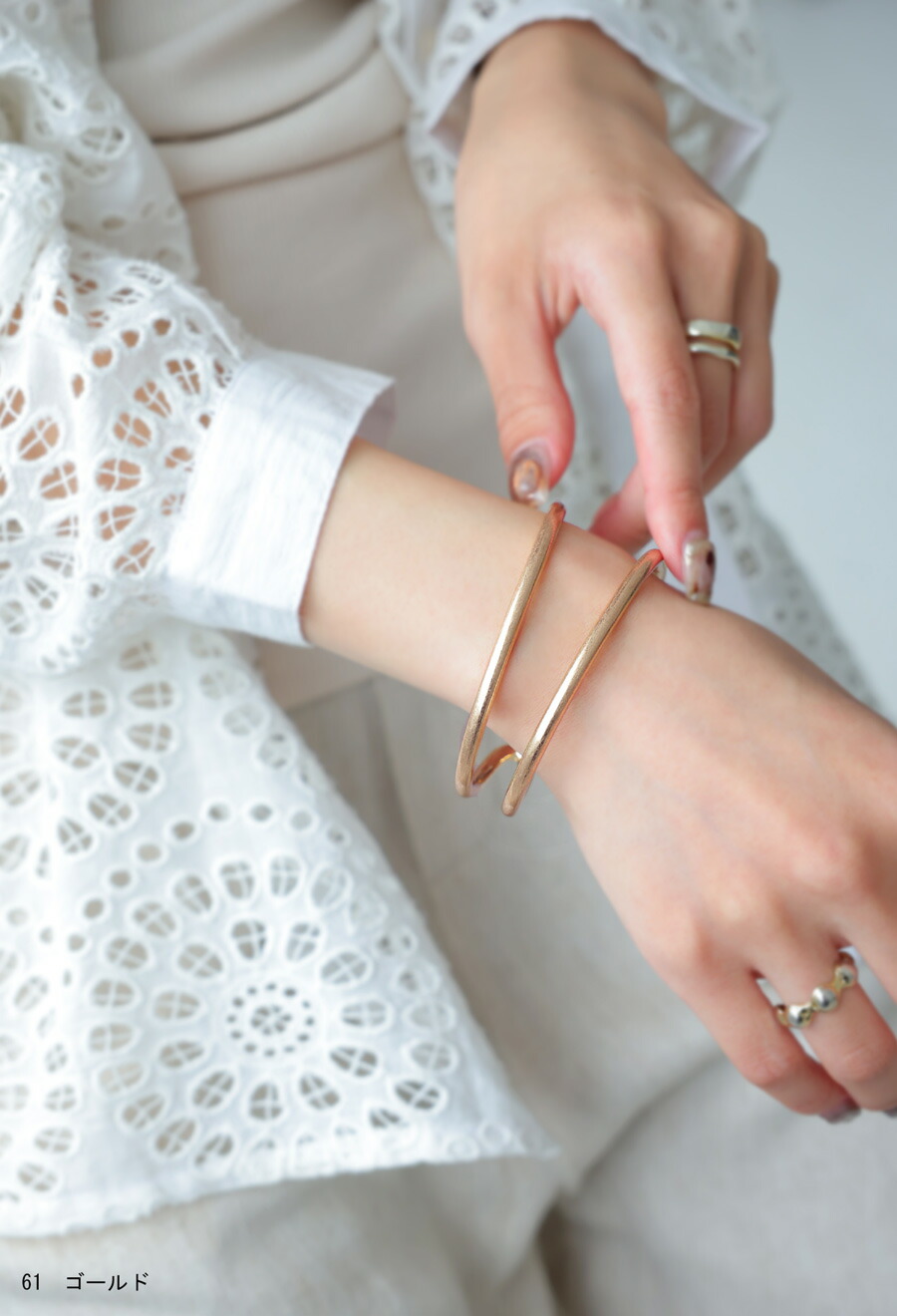 バングル レディース ブレスレット マット クール シンプル・メール便