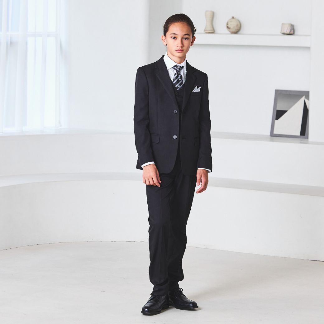 ブラックスリーピーススーツ 140 150 160 170cm (8401-5600) CHOPIN