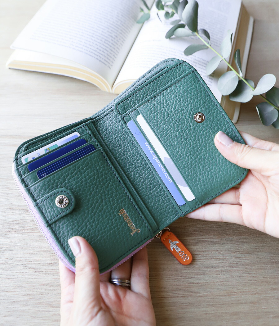 楽天市場】二つ折り財布 刺繍 花 jocomomola ホコモモラ タリファ