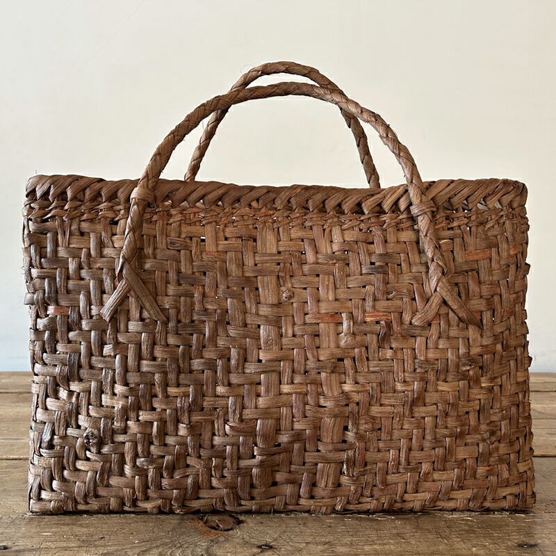 楽天市場】【ご予約】 山葡萄かごバッグ 細網代 特大 YB-116 長野県の