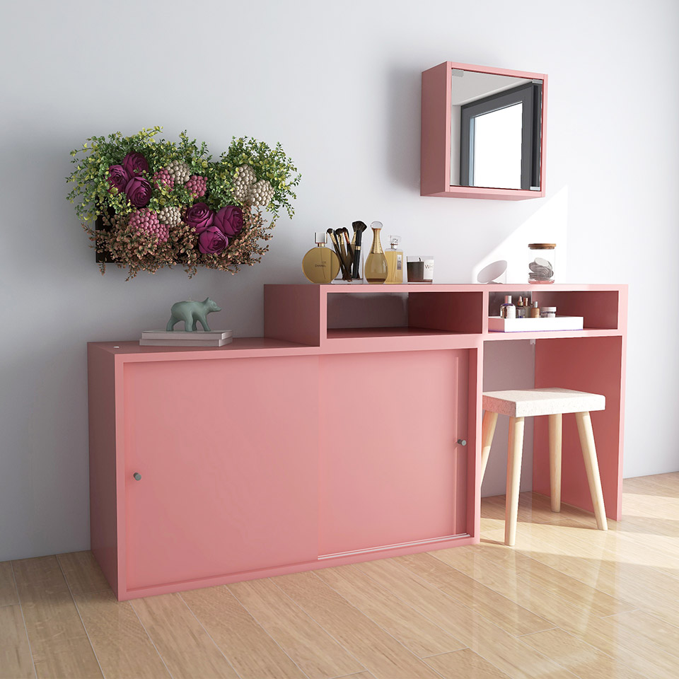 楽天市場】スリムデスク 伸縮デスク ドレッサー デスク 組み立て不要