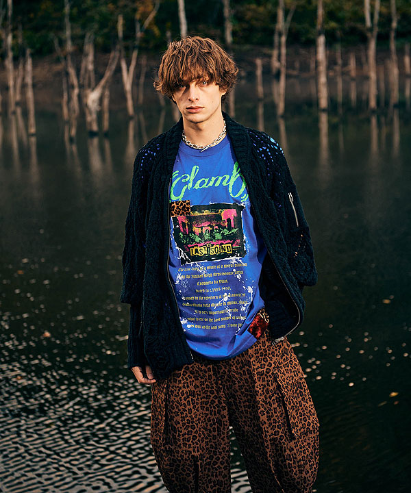 楽天市場】glamb グラム Openwork Knit MA-1 オープンワークニットMA-1