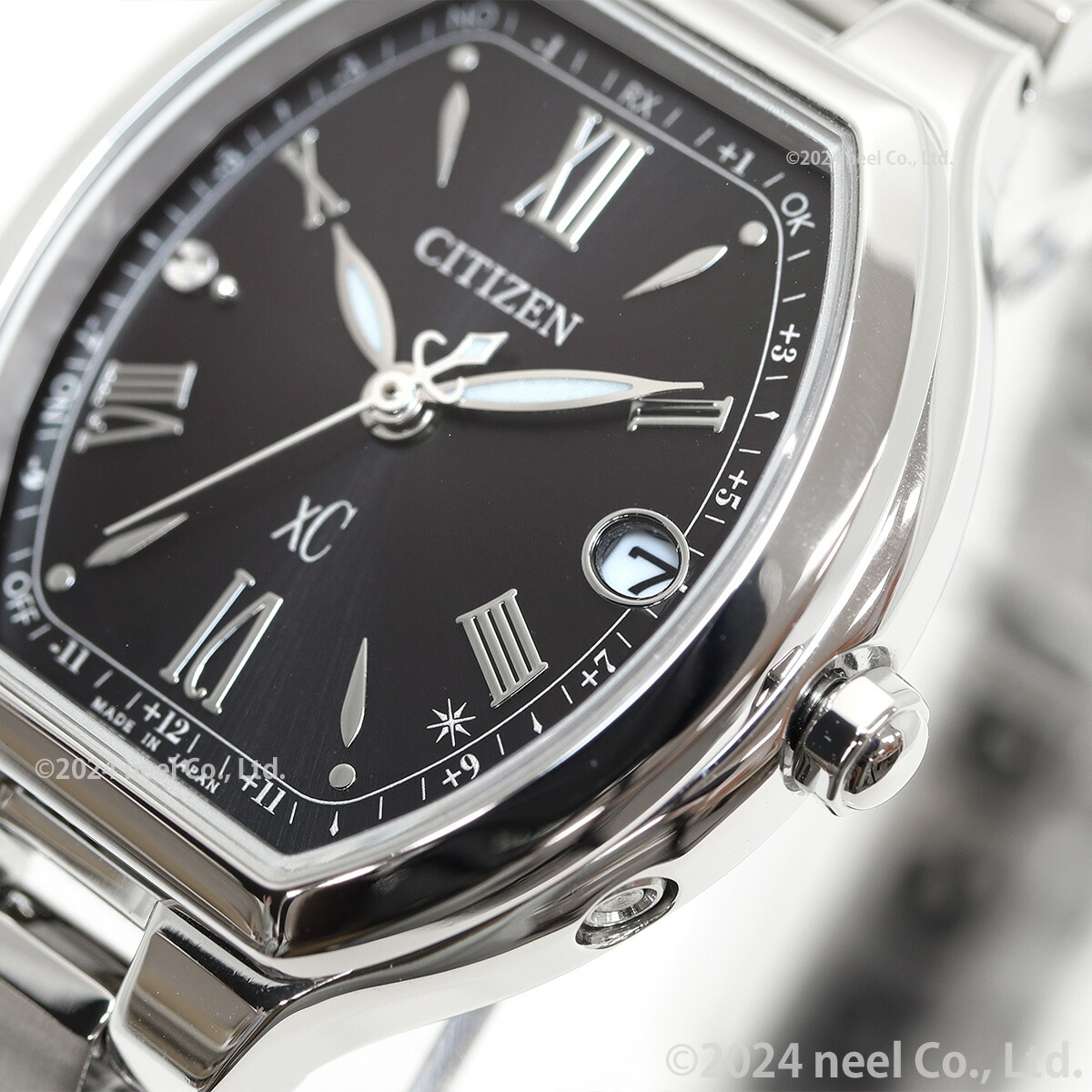 シチズン クロスシー エコドライブ 電波時計 xC ES9360-66E ハッピー