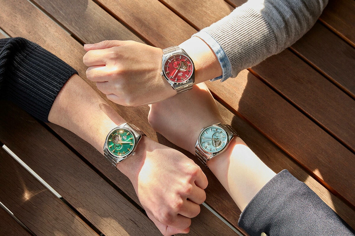 オリエント ORIENT コンテンポラリー セミスケルトン 腕時計 メンズ