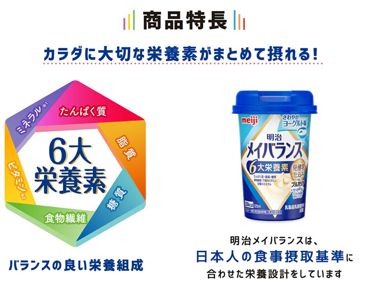 明治 メイバランスミニ ぶどう味48本 とヨーグルト味24本 計72本セット