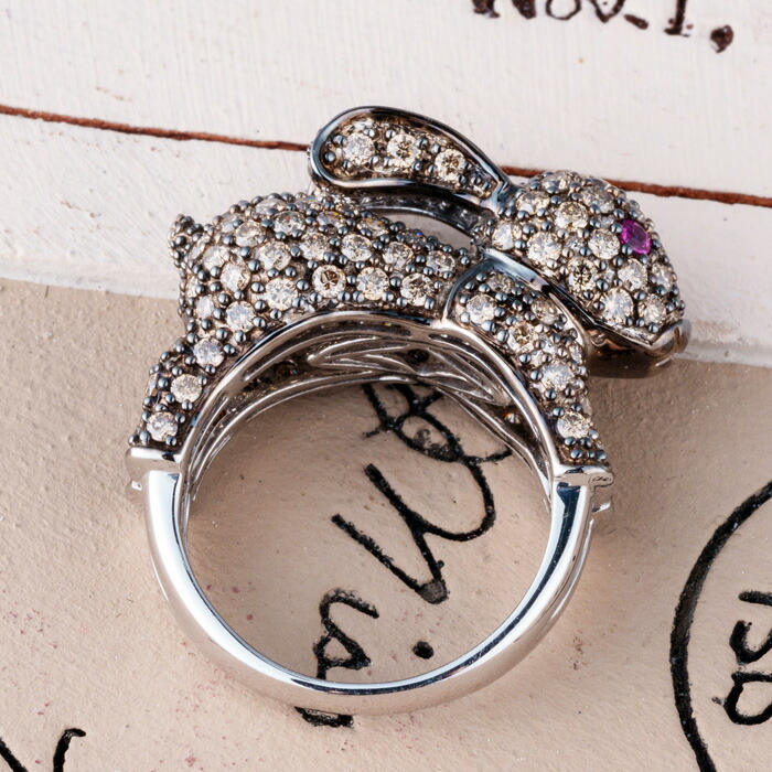 楽天市場】【スーパーSALE限定クーポン】 K18WG 18金 ブラウン